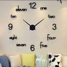 Big Eleven wooden wall clock - 3d LASER CUT - home decore wooden wall clock - 3 multiple counting with in words counting - 24 inches size